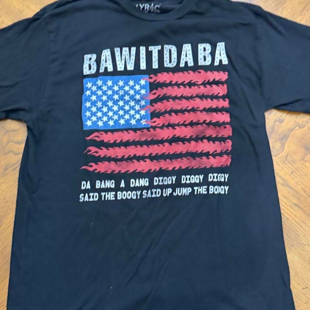 Kid Rock inspired “Bawitdaba” graphic T-shirt